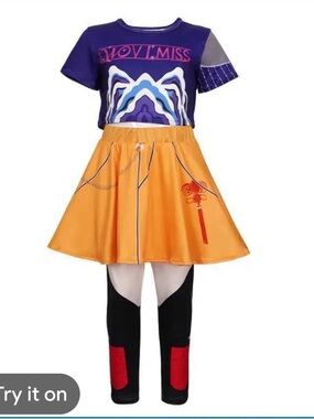 Miras, Demon Hunters Costumes #5, Girls Size 11-12 (150).